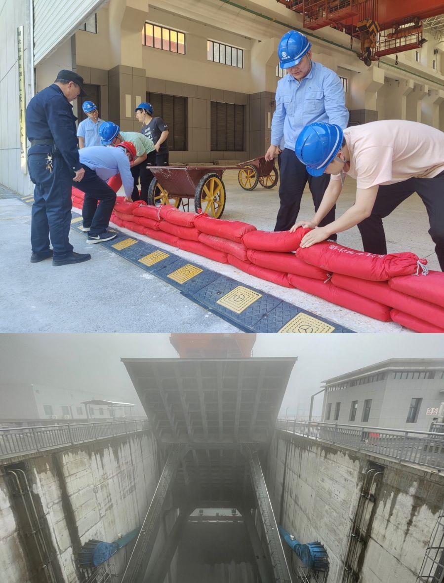 防汛應急演練現場(攝影:彭輝、徐昌昌) 防汛應急演練現場(攝影:彭輝、徐昌昌)